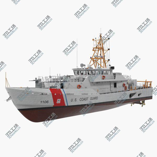 images/goods_img/20210312/Coast Guard Cutter Jacob Poroo Sentinel Class Ship 3D model/1.jpg